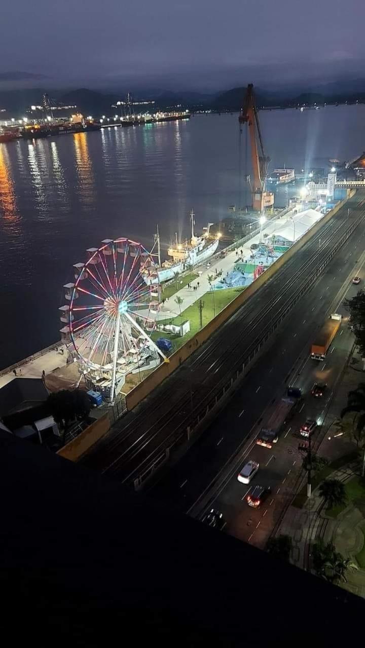 Apartamento Em Santos No Gonzaga Em Frente A Praia Exterior photo